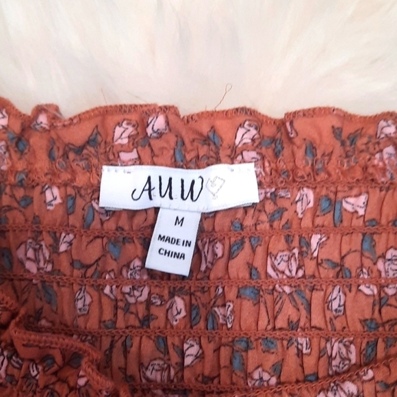 A.U.W Cottagecore Midi Micro Floral Dress - Picture 3 of 4